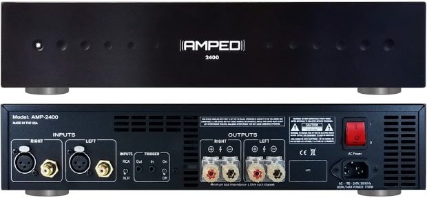 Amped America Amp 2400 -front and back