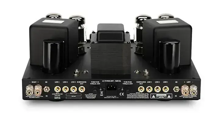Cary Audio SLI-80HS Tube Integrated Amplifier Back