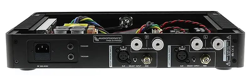 Audiophonics HPA-S400ET stereo amplifier open top