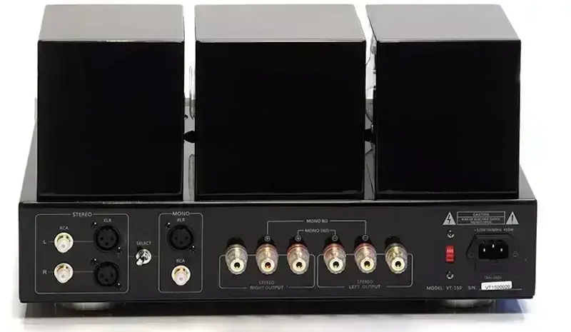 LSA VT-150 stereo tube amplifier back