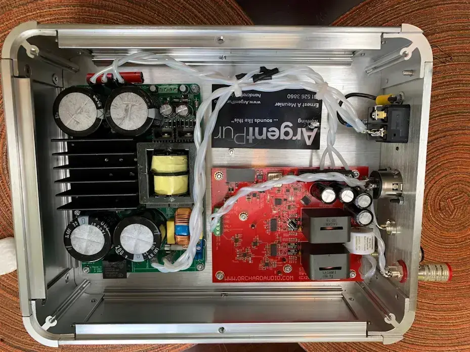 Inside ArgentPur Monoblock power amplifiers